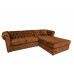 Canapea 2 locuri extensibila cu sezlong 245x85/175x70 cm