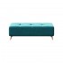 Pouff Turquoise Mete