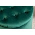 Taburet rotund verde din catifea 50 cm VERDE