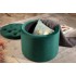 Taburet rotund verde din catifea 50 cm VERDE