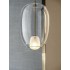 Pendant  Blow M352 rama naturala brass, sticla Brolosilicate 