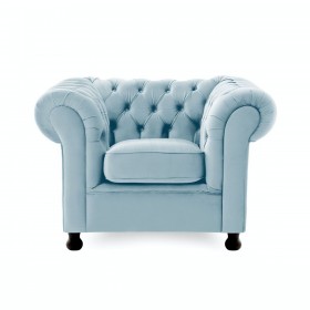 Fotoliu Chesterfield Clasic, culoare Aquamarine