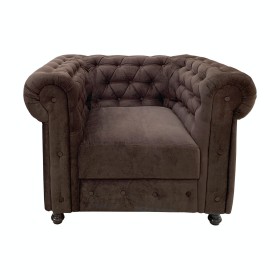 Fotoliu Chesterfield Clasic, culoare Maro