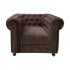 Fotoliu Chesterfield Clasic, culoare Maro