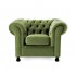 Fotoliu Chesterfield Clasic, culoare Verde